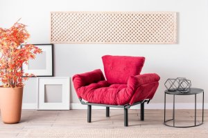 Kreslo ušiak Nitta Single - Maroon