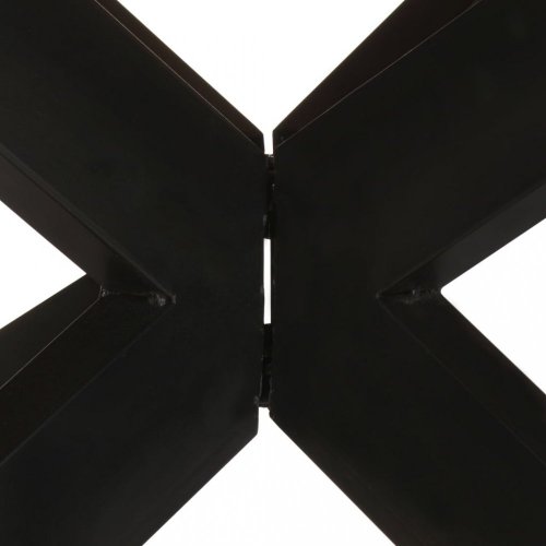 Jídelní stůl akácie / černá Dekorhome - ROZMĚR: 200x100x75 cm