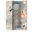 Paraván - Natural pattern with birds [Room Dividers]