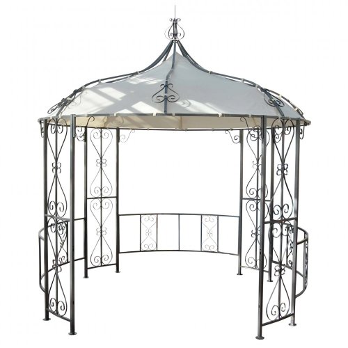 Zahradní pergola 3 x 3 m Almeria - BAREVNÁ VARIANTA: Hnědá / červená