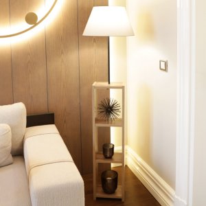 Dřevěná stojací lampa AYD-3152