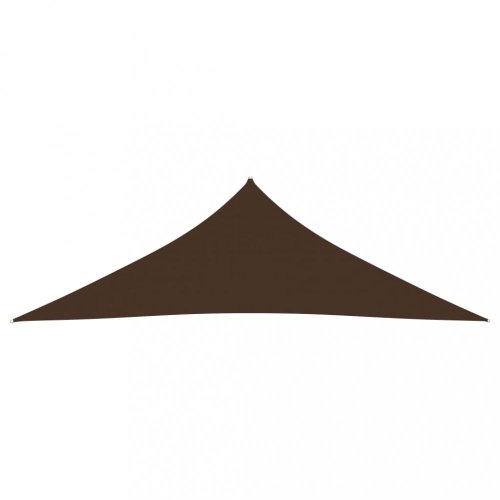 Stínící plachta trojúhelníková 5 x 5 x 6 m oxfordská látka Dekorhome - BAREVNÁ VARIANTA: Krémová