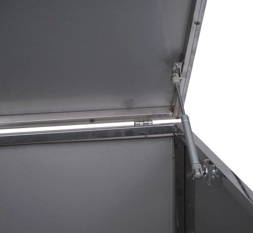 Přístřešek na popelnici E83 XL - BAREVNÁ VARIANTA: Stříbrná