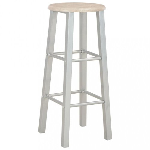 Barový set kov / MDF / dřevo Dekorhome