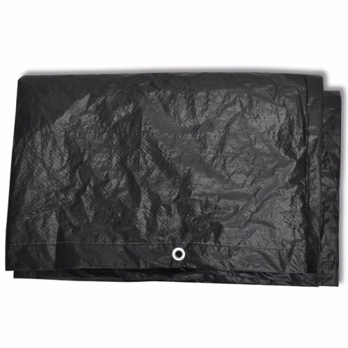 Ochranná plachta na ležadlo (218 x 77 x 55 cm) čierna