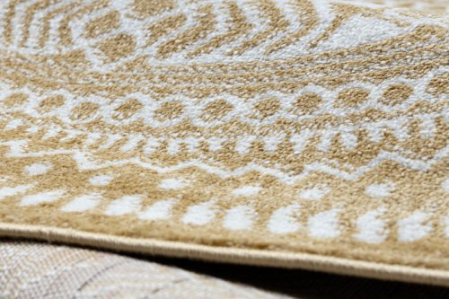 Kusový koberec Napkin gold kruh 100x100 (průměr) kruh