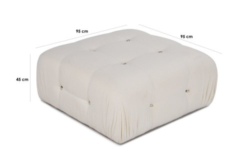 Taburetka Bubble Pouffe - Beige