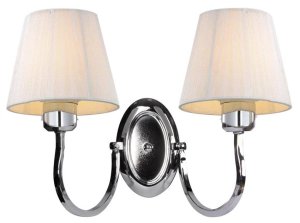 LAMPA ŚCIENNA KINKIET BOSTON  E27 BIAŁY