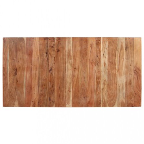 Jedálenský stôl masívne drevo / oceľ Dekorhome - ROZMER: 140x70x76 cm