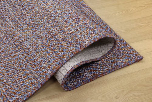 Kusový koberec Terazza 21241 Multi/Blue/Red – na ven i na doma 80x150 cm