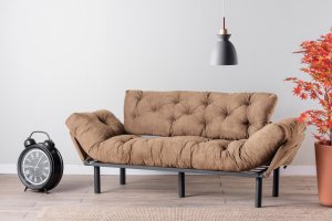 Trojmiestna rozkladacia pohovka Nitta Triple - Light Brown