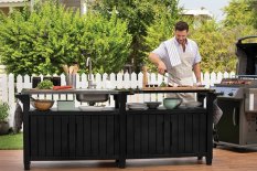 Zahradní stůl / skříň s dřezem UNITY CHEF 415L