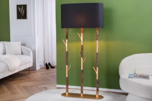 Stojacia lampa BADEBE Dekorhome