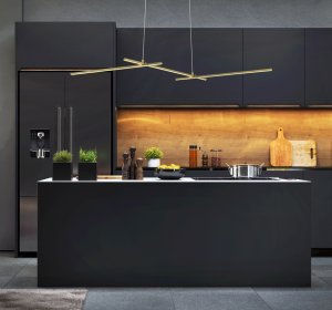 Závesná stropná lampa Apeti Thasos LED Gold 4000K