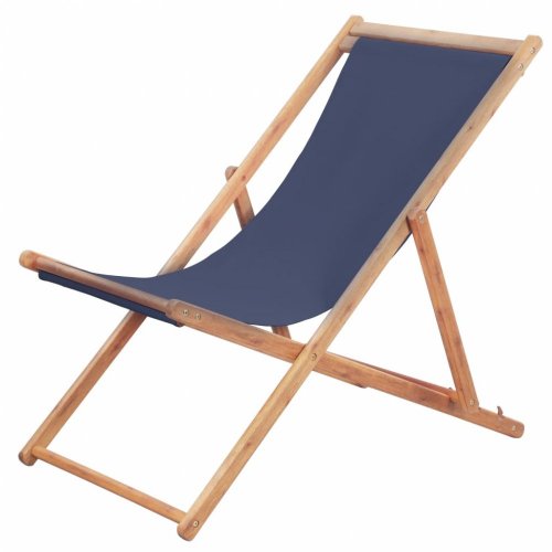 Skladacia plážová stolička látková - BAREVNÁ VARIANTA: Modrá
