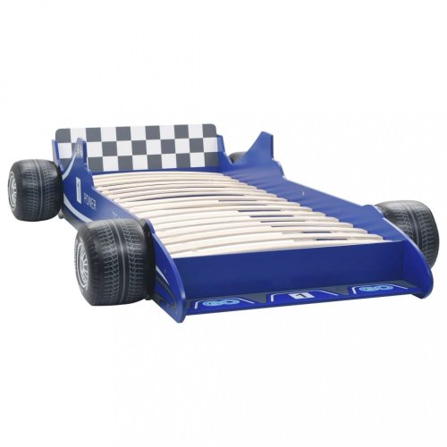 Dětská postel závodní auto Dekorhome - BAREVNÁ VARIANTA: Modrá