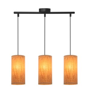 Závesná lampa Aragona 3x60 e27 korkové tienidlo