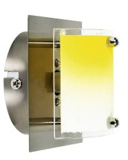 Zelená nástenná lampa so stropným svietnikom