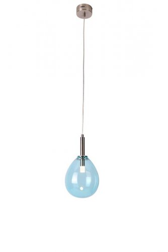 Závesná lampa BALON LED 1x6W - BAREVNÁ VARIANTA: Modrá