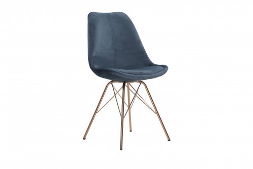 Jídelní židle 2 ks IKAROS Dekorhome - BAREVNÁ VARIANTA: Modrá