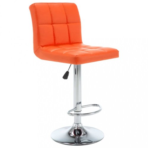 Barové židle 2 ks umělá kůže / kov Dekorhome - BAREVNÁ VARIANTA: Červená
