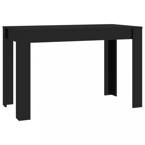 Jedálenský stôl 120x60 cm Dekorhome - BAREVNÁ VARIANTA: Čierna lesk