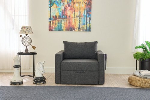 Rozkladacie kreslo Saros - Anthracite