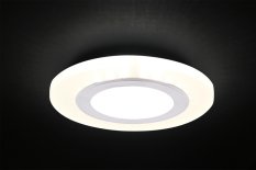 Strieborné matné stropné svietidlo 2x5W LED 4000K SSP-27