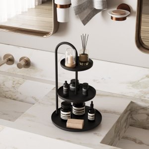 Dekoratívny kovový doplnok Kalkı - Black