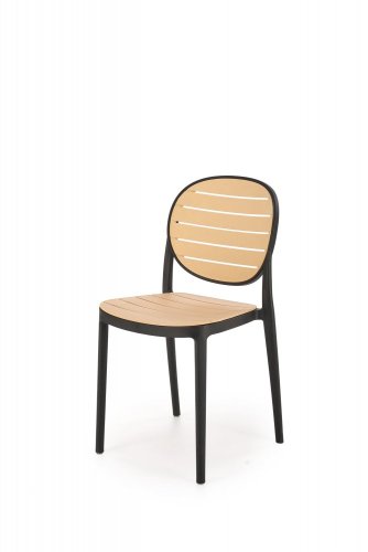 Stohovateľná stolička K529 - BAREVNÁ VARIANTA: Biela