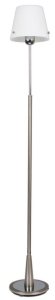 Stojací lampa s bílým stínidlem 60W E27 Tango