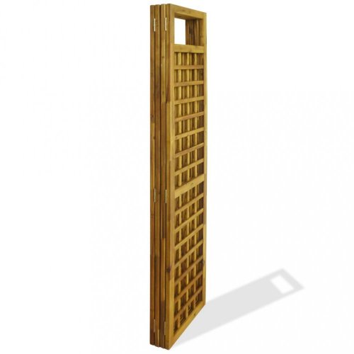 Paravan akáciové dřevo / treláž Dekorhome - ROZMĚR: 240x170 cm (6-dílný)