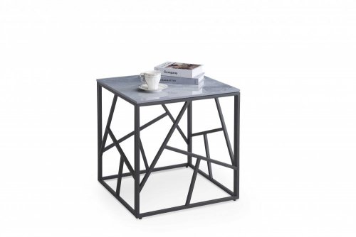 Konferenční stolek UNIVERSE 55 cm - BAREVNÁ VARIANTA: Černá / šedá