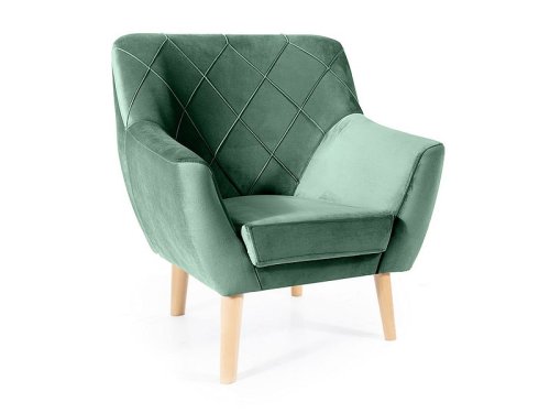 Křeslo KIER 1 VELVET buk