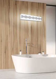 Nástěnná koupelnová lampa bílá LED 10W variabilní barva Přední