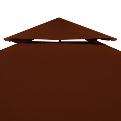 Náhradná strecha na altánok 310 g / m² 3 x 3 m Dekorhome - BAREVNÁ VARIANTA: Hnedá