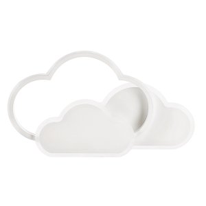 LED stropné svietidlo Stropné svietidlo Clouds 24W 2800–6500K s diaľkovým ovládaním, biele tienidlo, nastaviteľná farba svetla, detská izba, obývačka