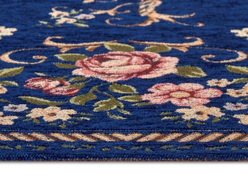 Kusový koberec Gobelin 105868 Blue Multicolored 75x150 cm