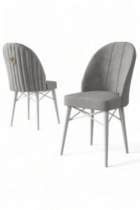 Súprava stoličiek (6 kusov) Ritim - Grey, White