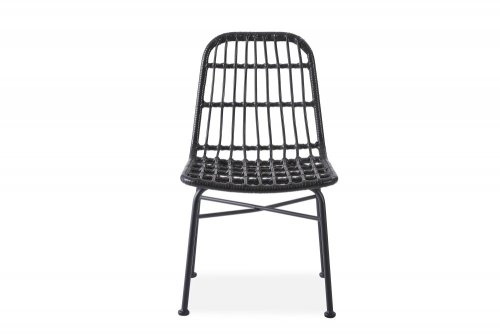Záhradná stolička K401 - BAREVNÁ VARIANTA: Čierna