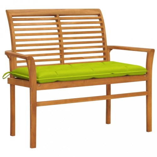 Zahradní lavice s poduškou 112 cm Dekorhome