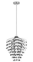 Závesná lampa Sardi 1x60W e27 chrómové tienidlo