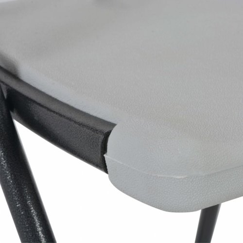 Skládací barové židle 2 ks bílá / černá