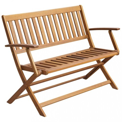 Zahradní lavice s poduškou 120 cm Dekorhome