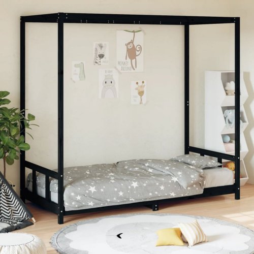 Dětská postel s nebesy Dekorhome - ROZMĚR LŮŽKA: 80 x 200 cm