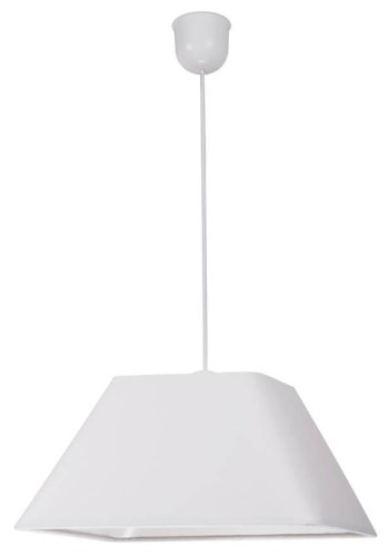 Závesná stropná lampa 1X60W E27 biela ROBIN