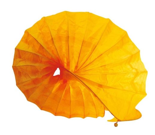 Papierová stolová lampa, nočná žltá 40W, Slimák