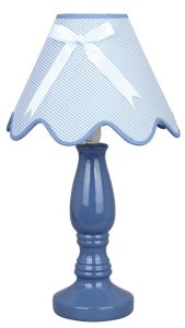 Modrá nočná lampa Lola