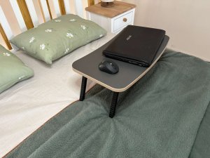 Stůl pro práci na notebooku vestoje Milton - Anthracite