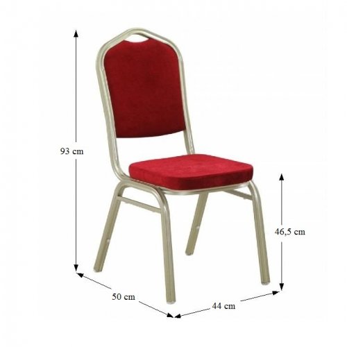 Stohovatelná židle ZINA 2 NEW - BAREVNÁ VARIANTA: Zelená